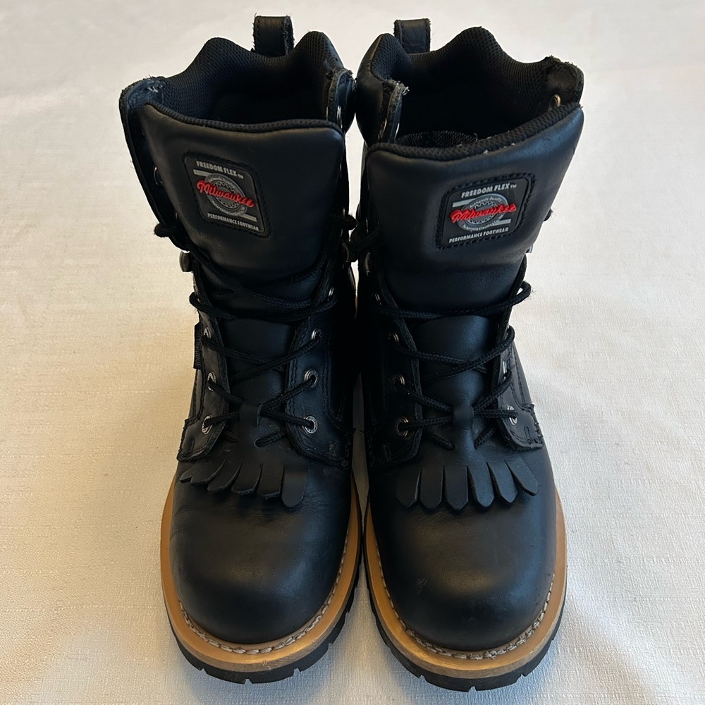 Milwaukee Drysdale Men’s Motorcycle Logger Boots